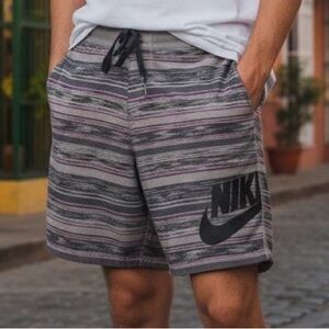 Nike F.C. Striped Knit Shorts Size XL